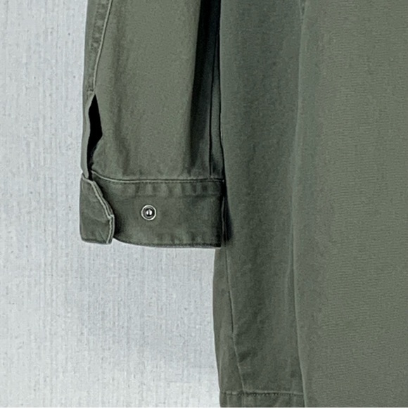 Who What‎ Wear~Women's Army Green Cotton Military/Utility/Field Jacket~Sz L - Picture 13 of 15